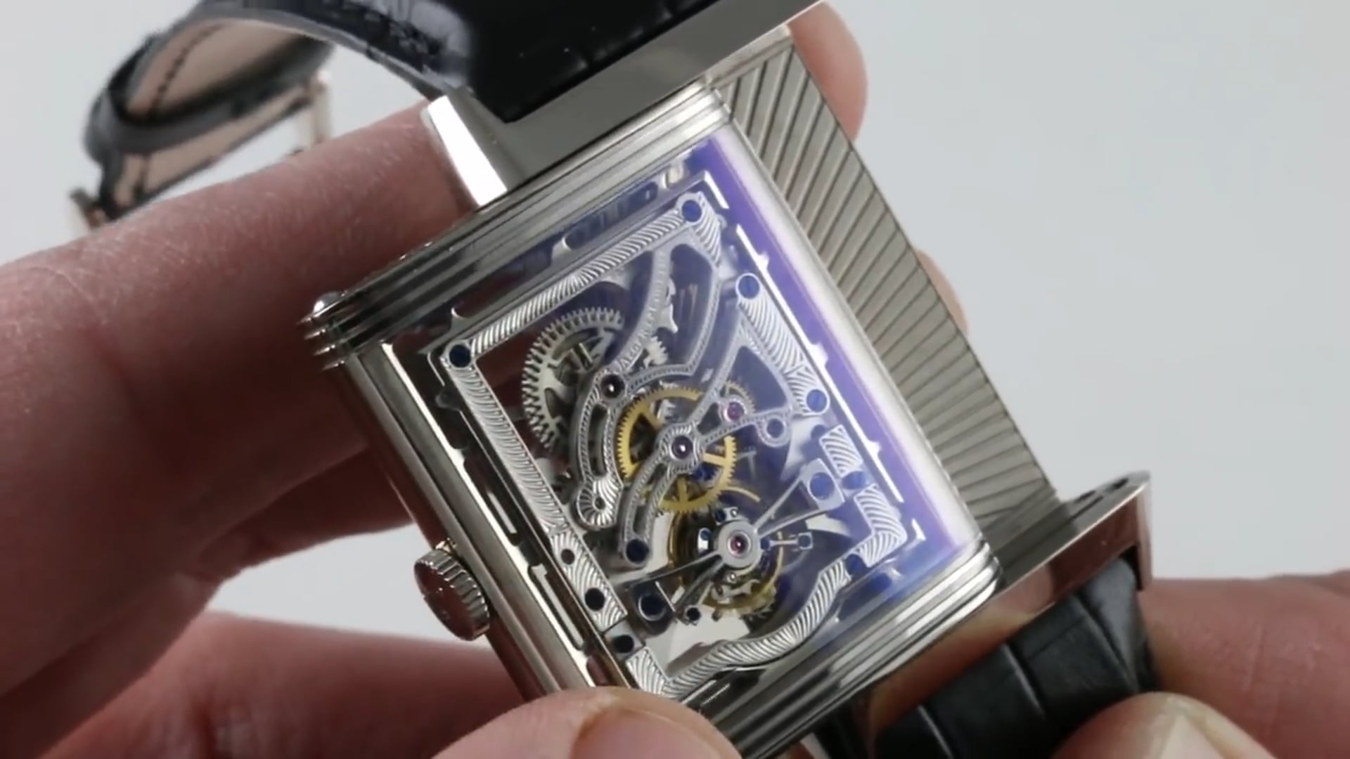 Jaeger Lecoultre Platinum Reverso Number 1 Skeleton Q2166401