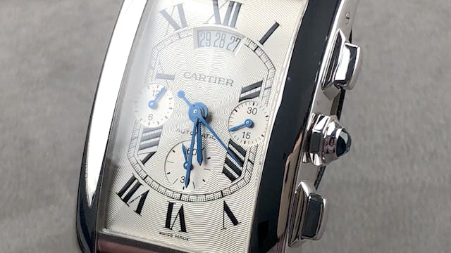Cartier Tank Americaine Chronograph W...