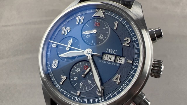 IWC Pilot's Watch Spitfire Chronograph Laureus Limited Edition IW3717-12