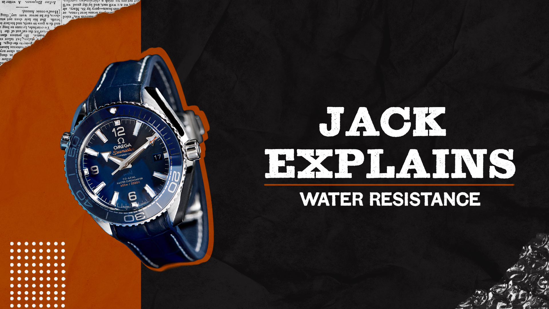 Debunking Myths About Water Resistance in Watches 