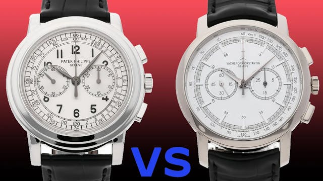 Patek Philippe 5070 Chronograph vs Va...