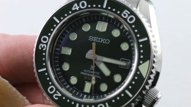Seiko Prospex Diver 300M SLA019 Green...