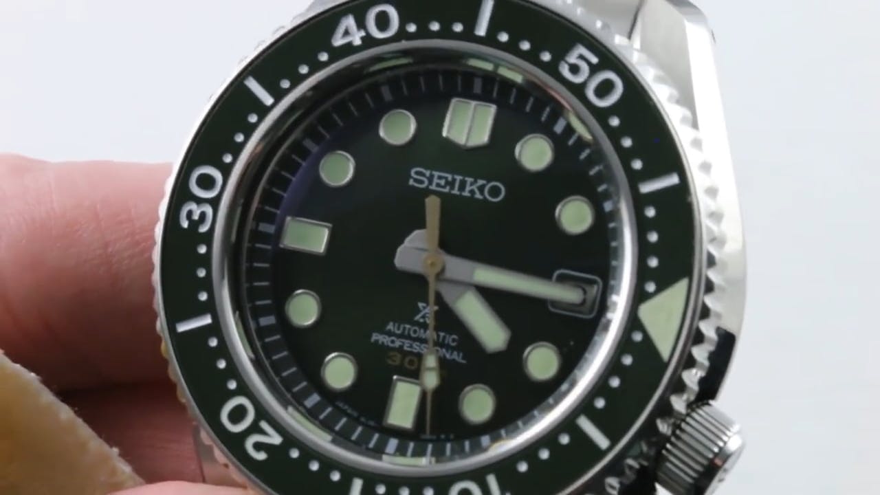 Seiko Prospex Diver 300M SLA019 Green 1968 Limited Edition Ss Review -  WatchBox Studios