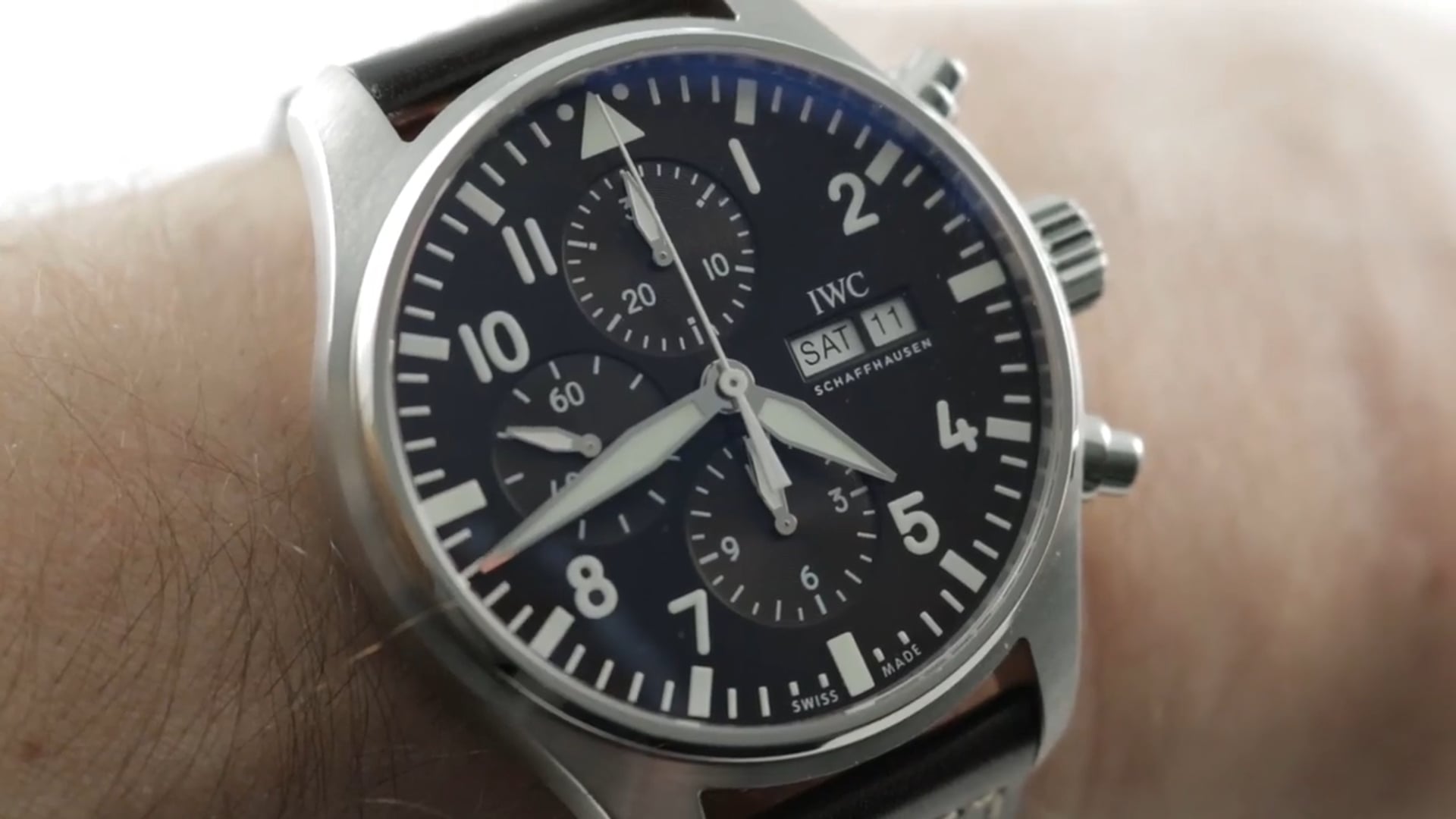 IWC Pilots Watch Chronograph Antoine De Saint Exupery IW3777-13