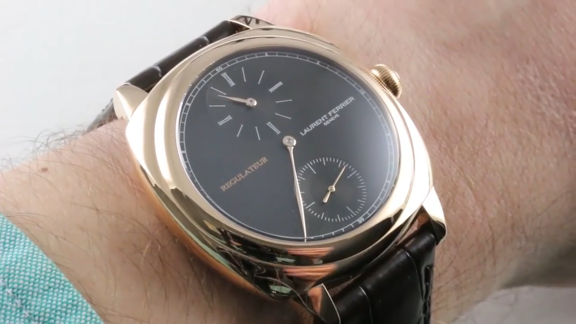 Laurent Ferrier Galet Square Regulateur Micro Rotor Cad.029.N01 Review