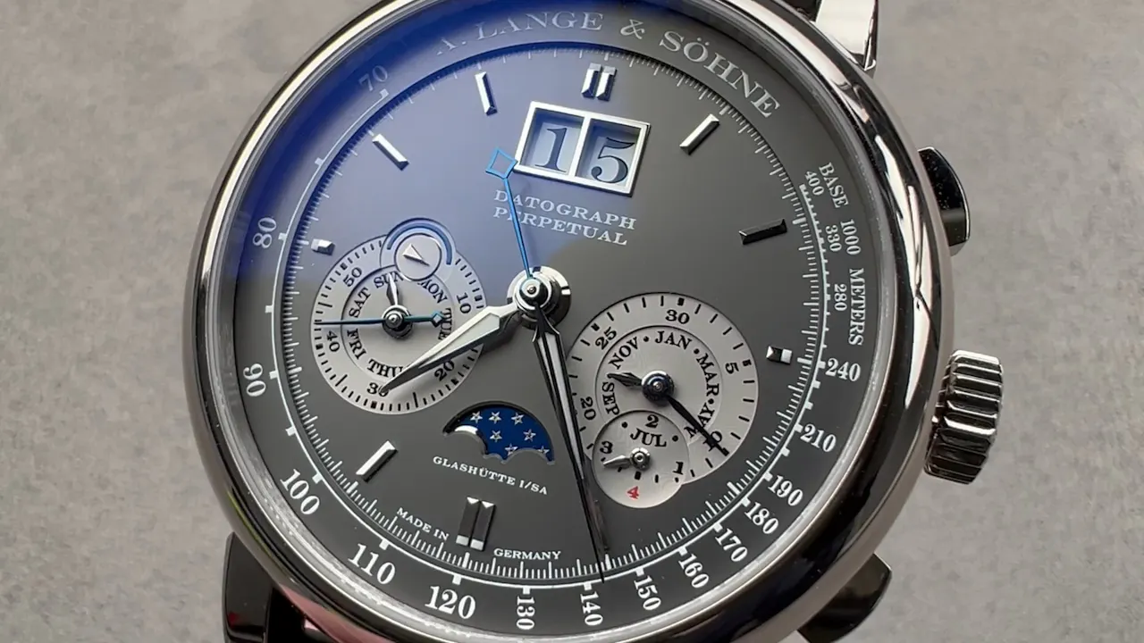 A. Lange & Söhne Saxonia Datograph 410.038E - A. Lange & Söhne Reviews ...