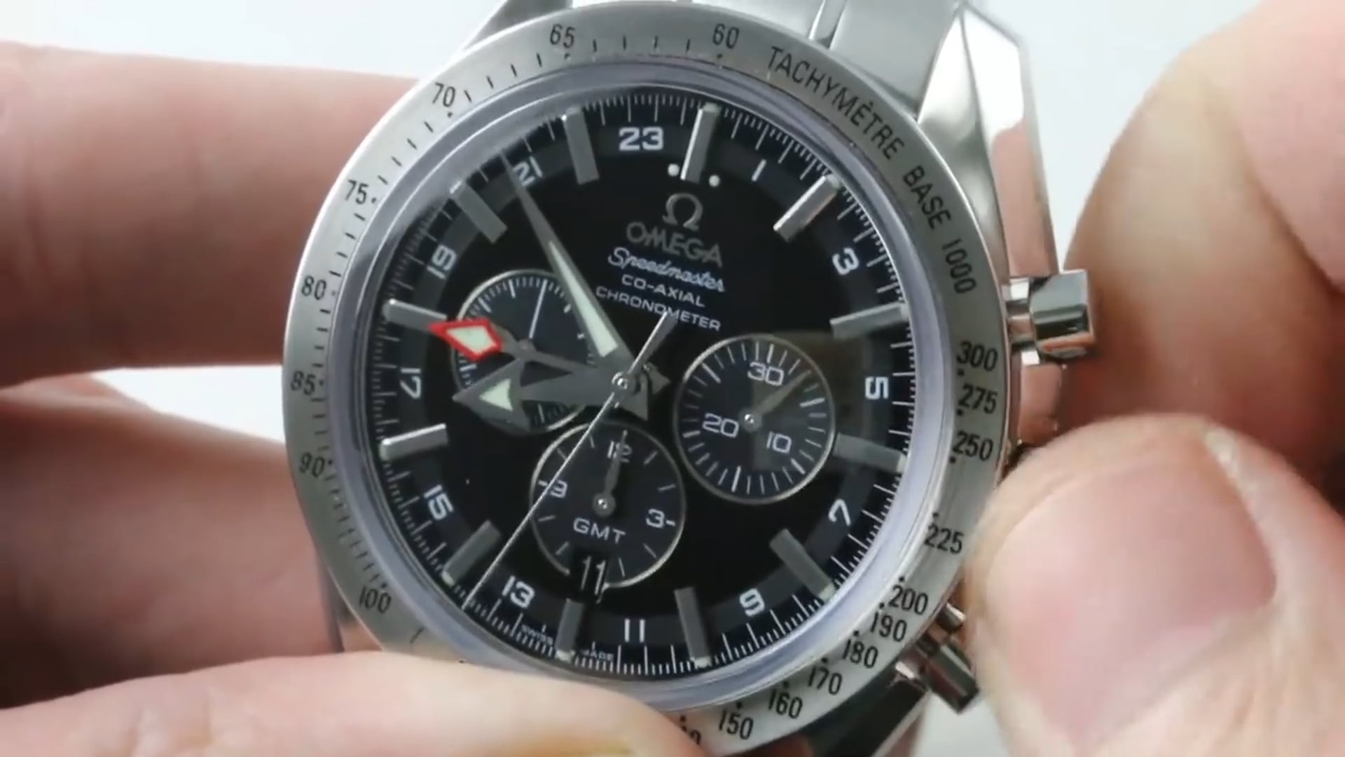 Omega speedmaster outlet gmt chronograph