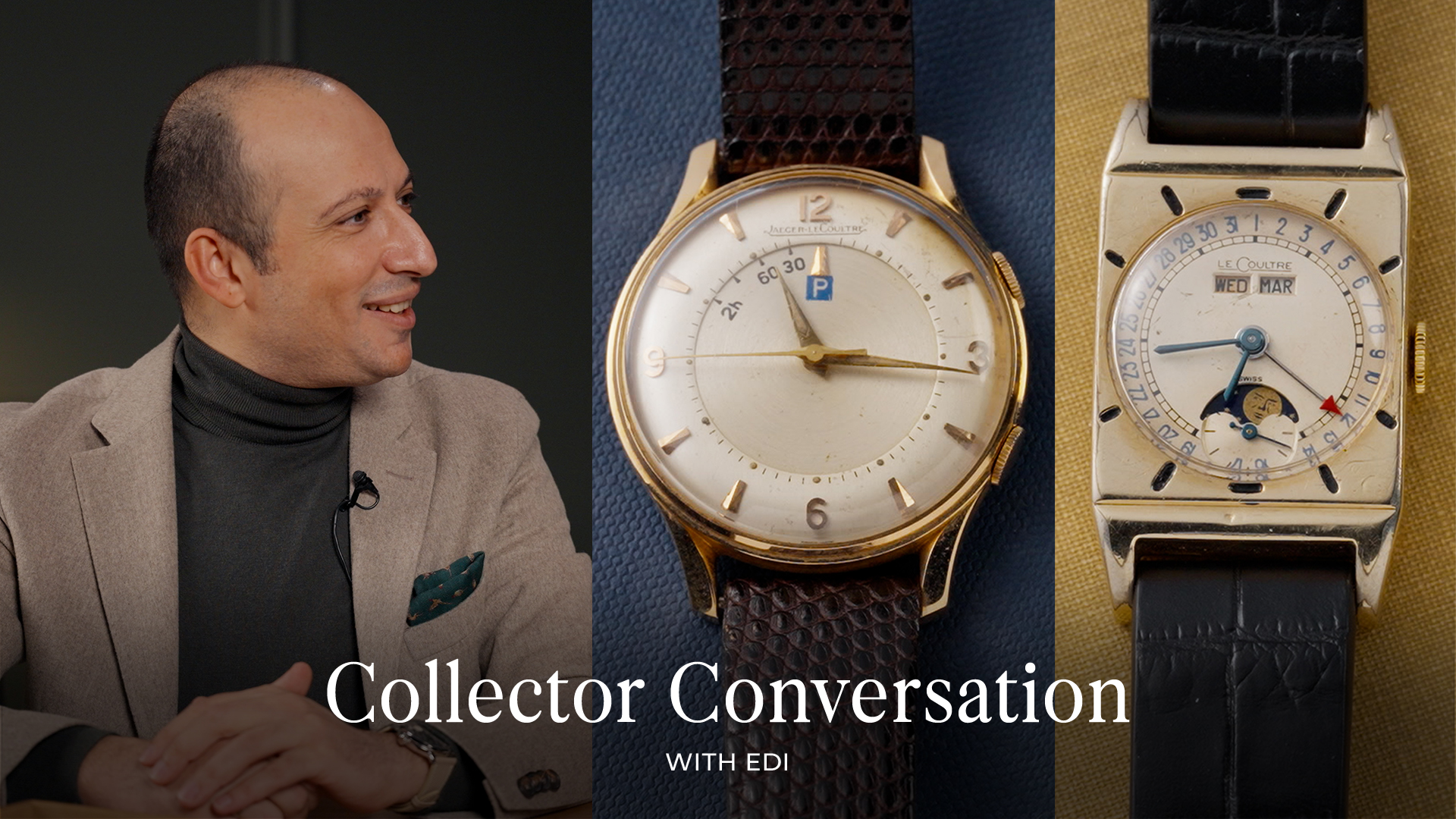 Vintage JLC Collector & the Watch His Son Assembled with Edi