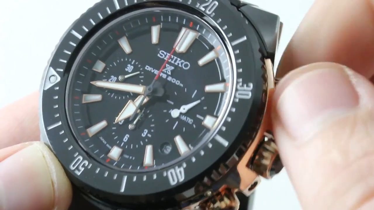 Seiko Prospex Transocean Chronograph 200M Sbec002 Review - Seiko Reviews -  WatchBox Studios
