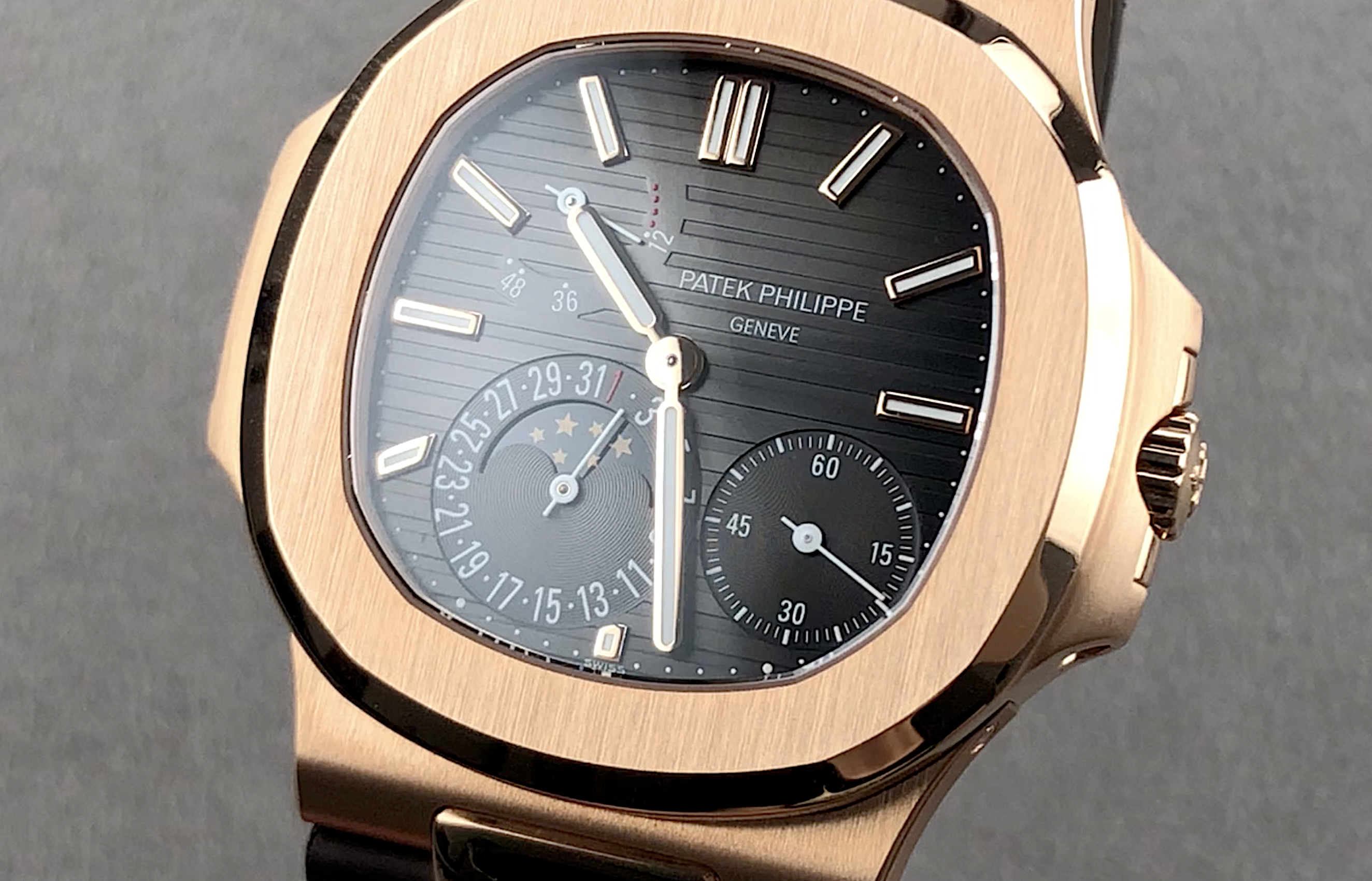 Patek Philippe Nautilus Date Moon Phases 5712R-001