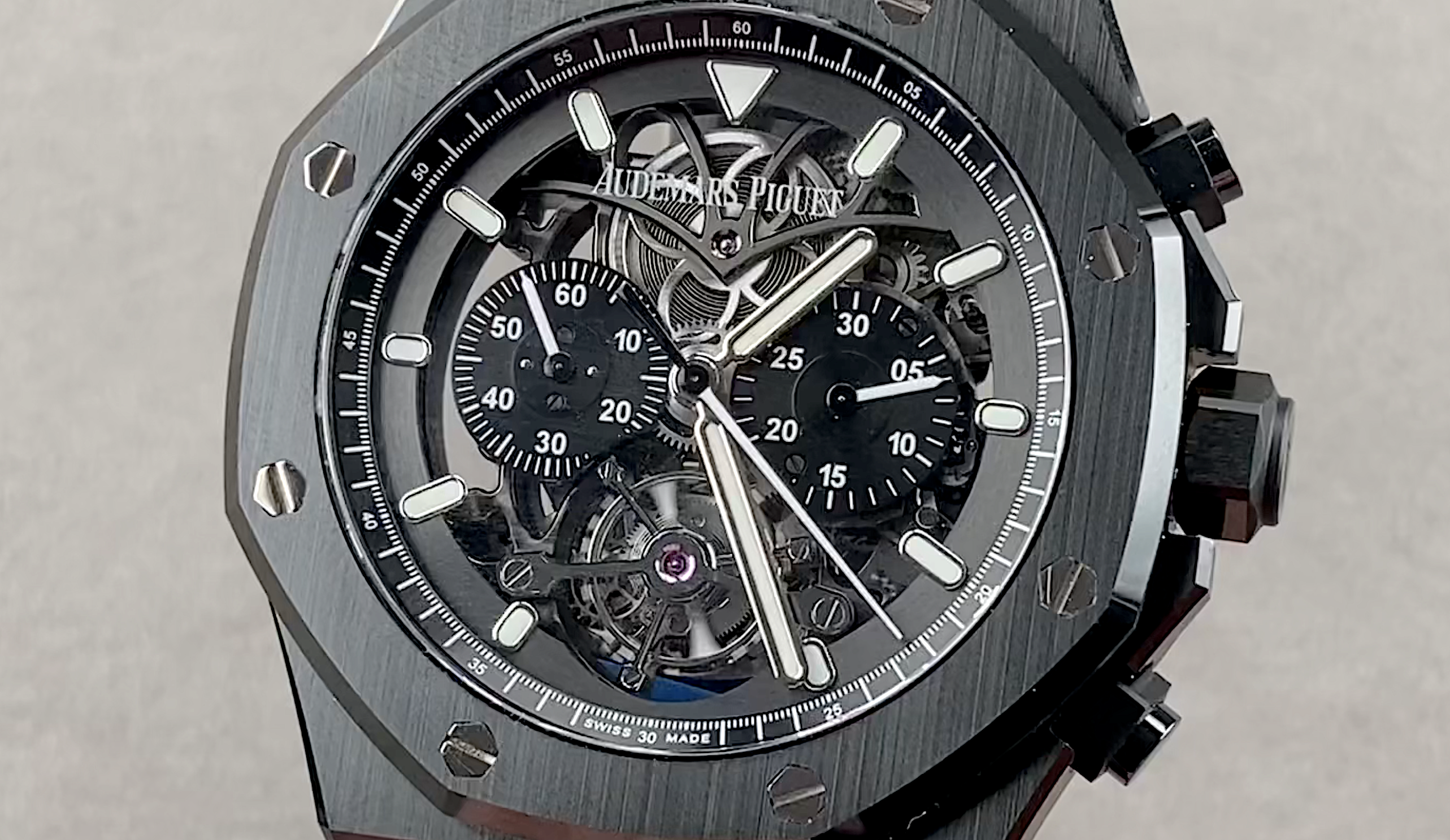 Audemars Piguet Royal Oak Tourbillon Chronograph Openworked 26343CE.OO.1247CE.01