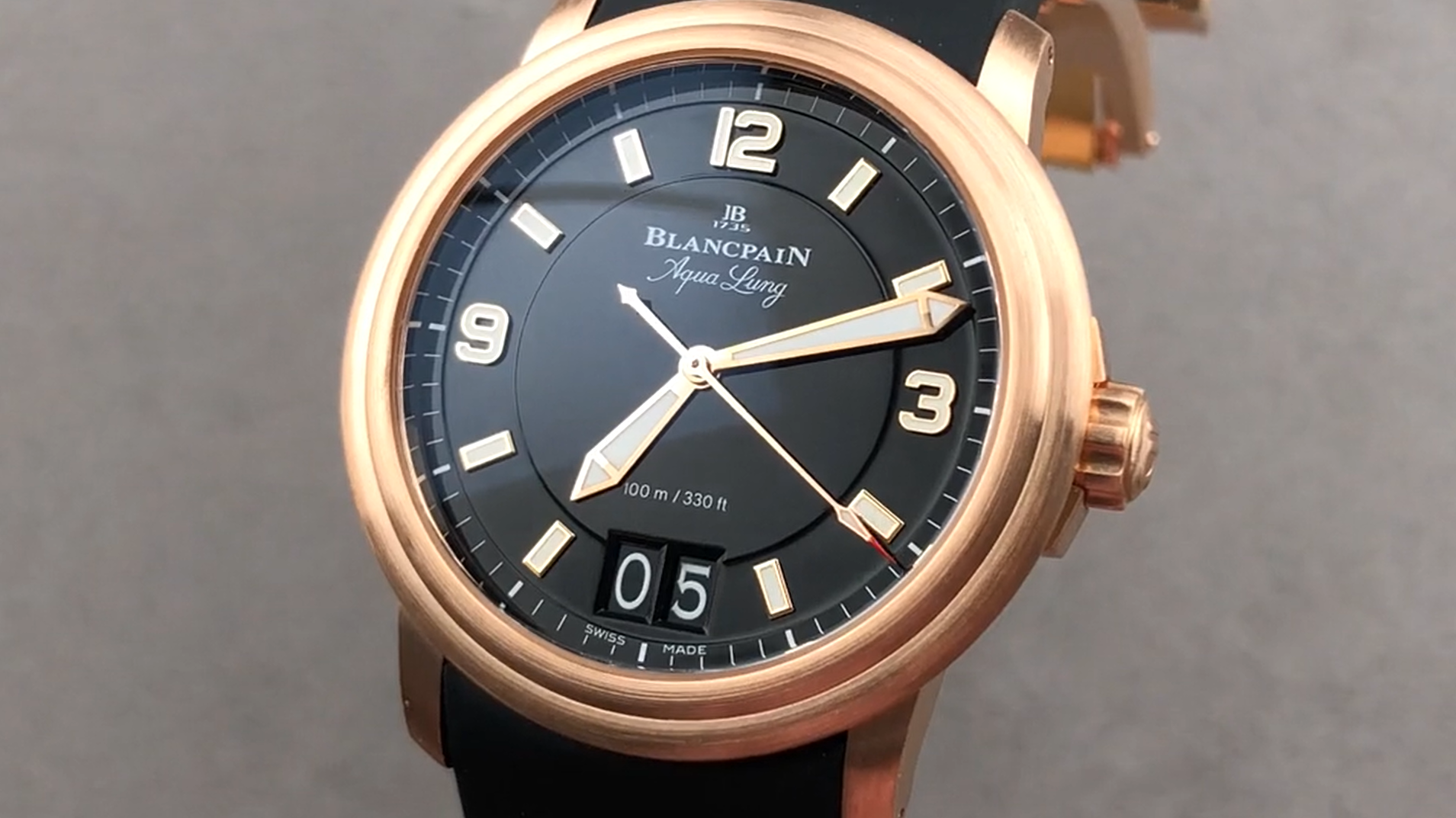 Blancpain Leman Aqua Lung Grange Date 2850B-3630A-64B Review