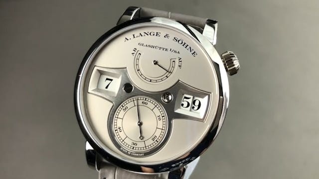 A. Lange & Sohne Zeitwerk Platinum Li...