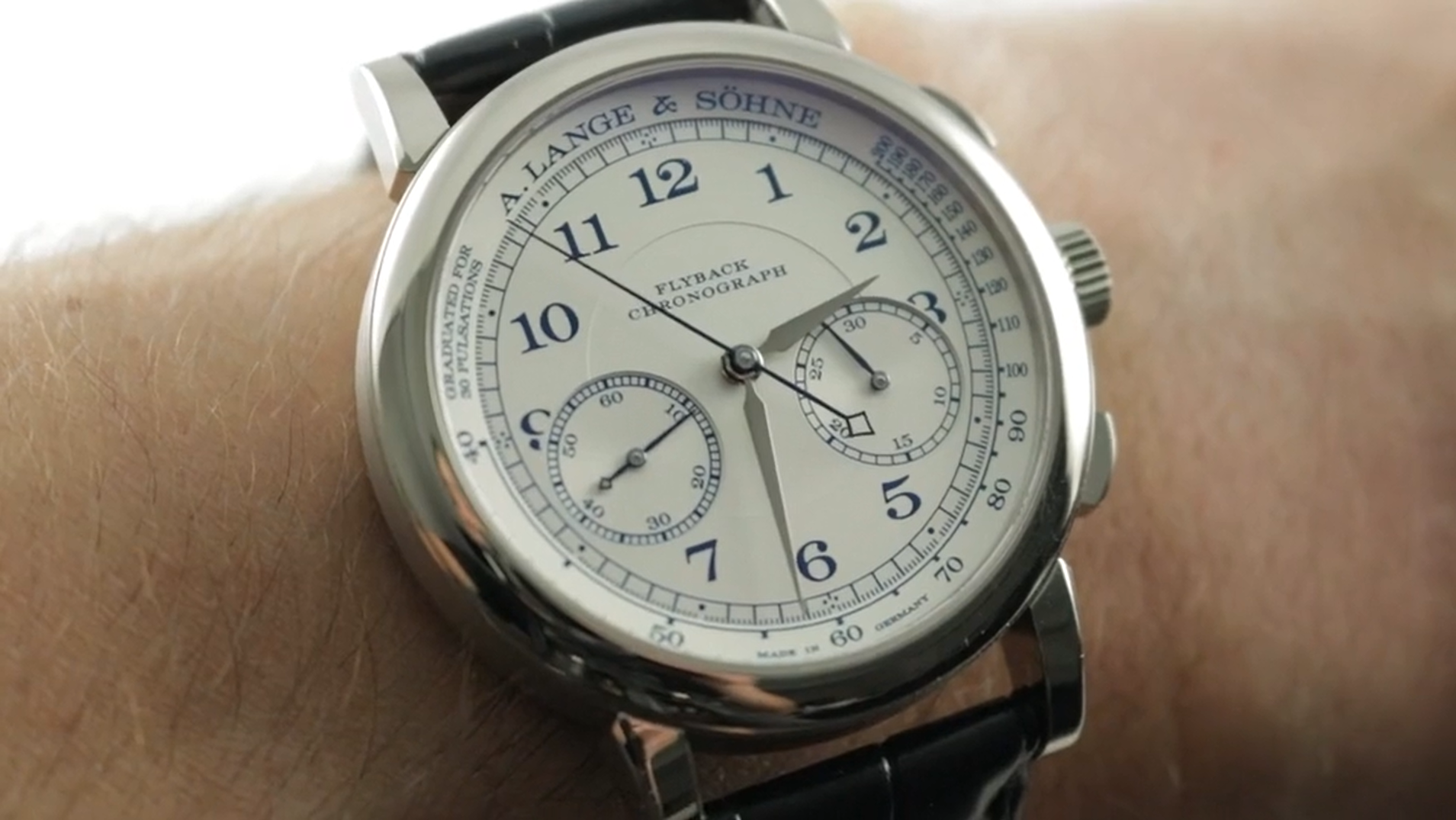 A. Lange & Sohne 1815 Flyback Chronograph Boutique Edition 414.026 Review