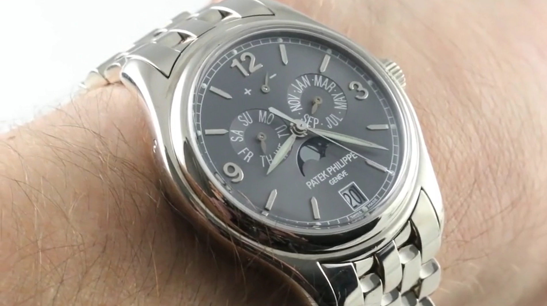 Patek Philippe 5146/1G-010 Annual Calendar Moon Phase Review