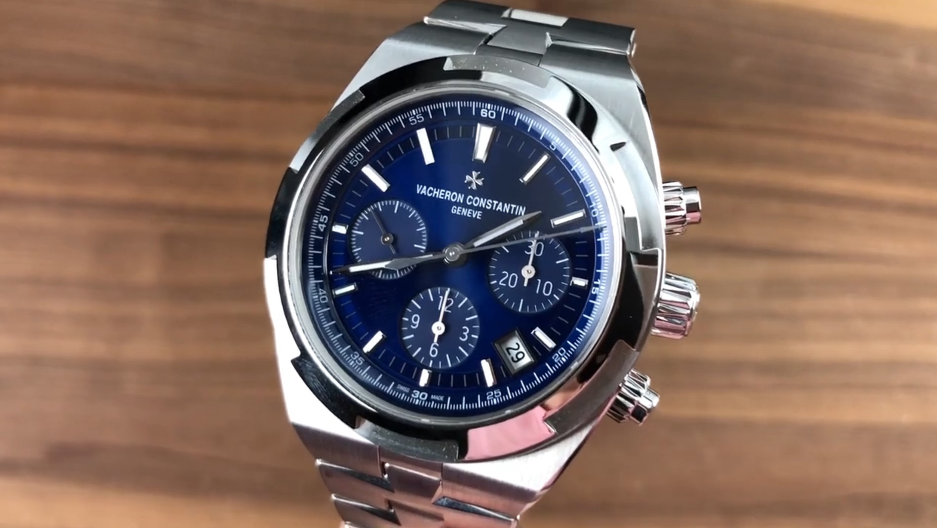 Vacheron Constantin Overseas Chronograph Blue Dial 5500V 110A