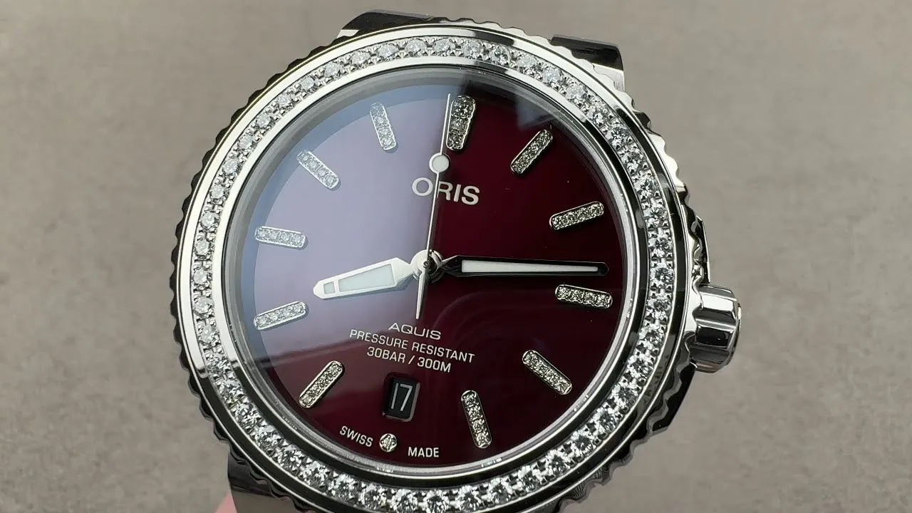 Oris Aquis Date Diamonds (01 733 7766 4998-07 8 22 05PEB) Oris Watch Review