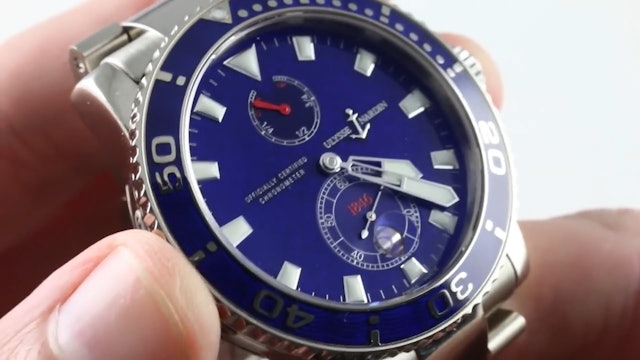Ulysse Nardin Maxi Marine Diver Limited Edition Dive Watch Chronometer Review