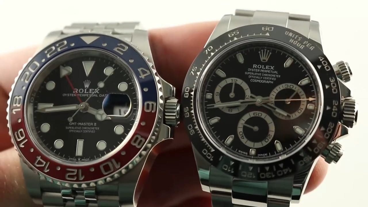 Daytona vs gmt master 2 Clearance