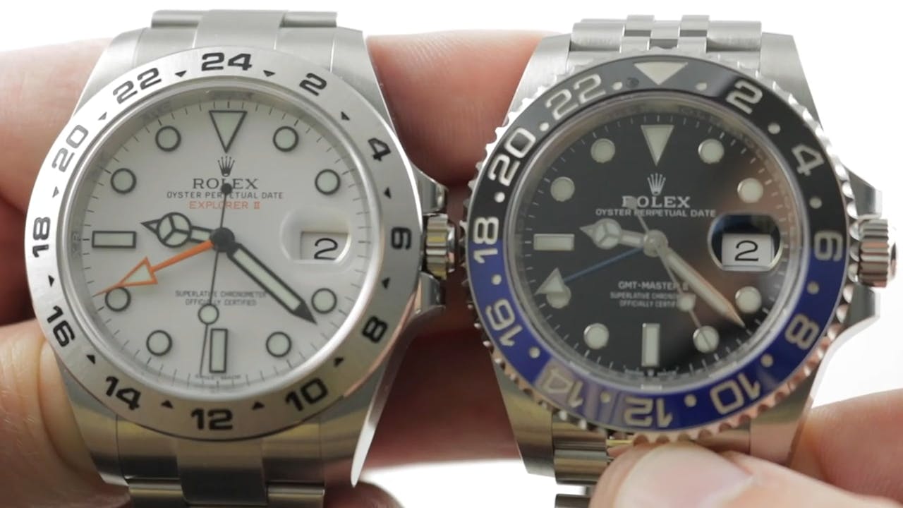 Gmt master ii vs explorer ii Clearance