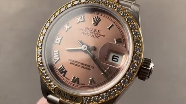 Rolex Ladies' Datejust Tridor with Di...
