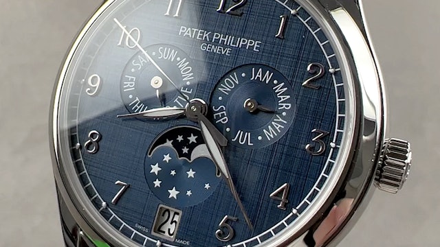 Patek Philippe Complications Annual Calendar Moon Phases 4947/1A-001