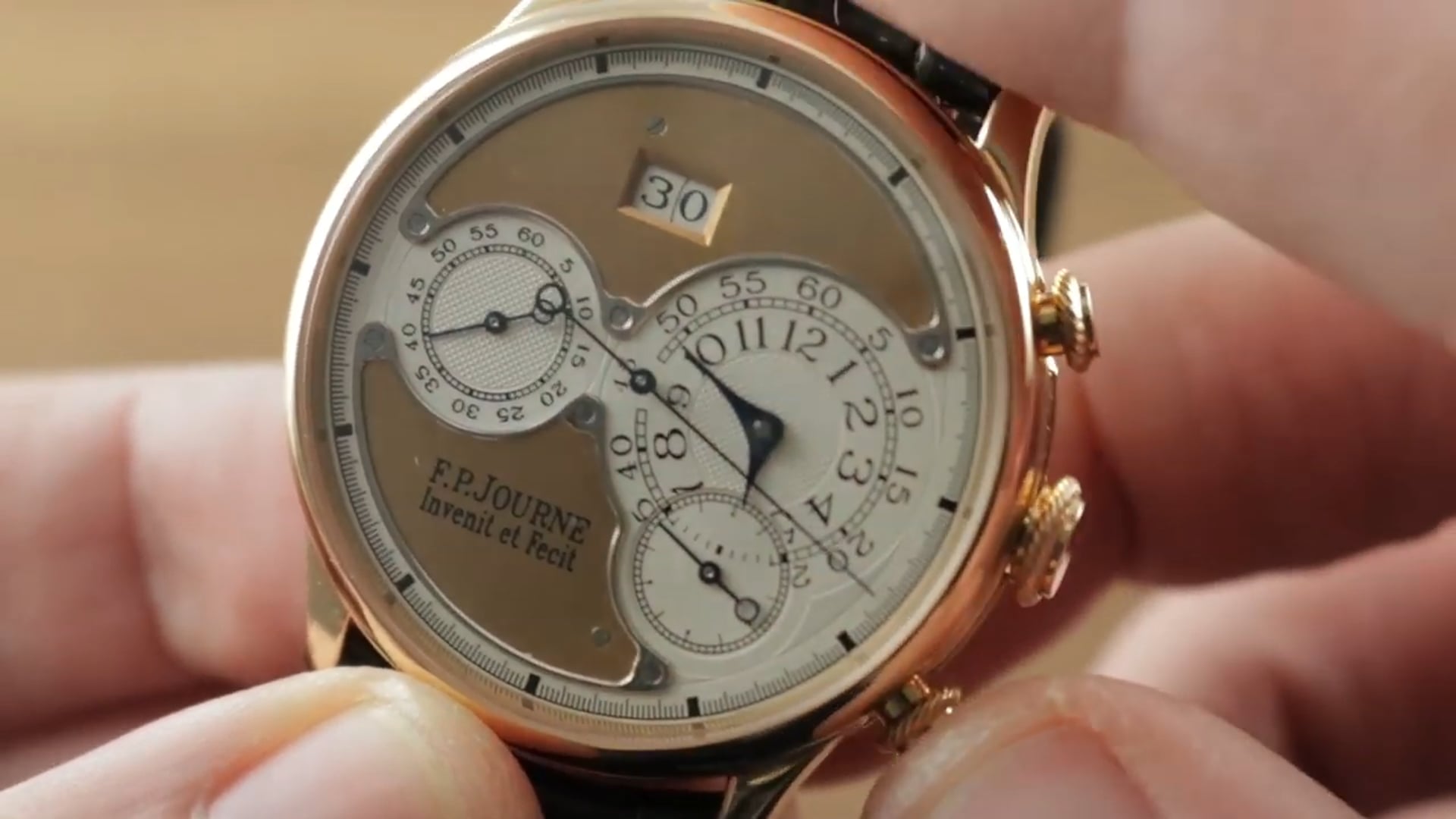 F.P. Journe Octa Chronographe 38mm Brass Caliber Fp Journe Watch Review