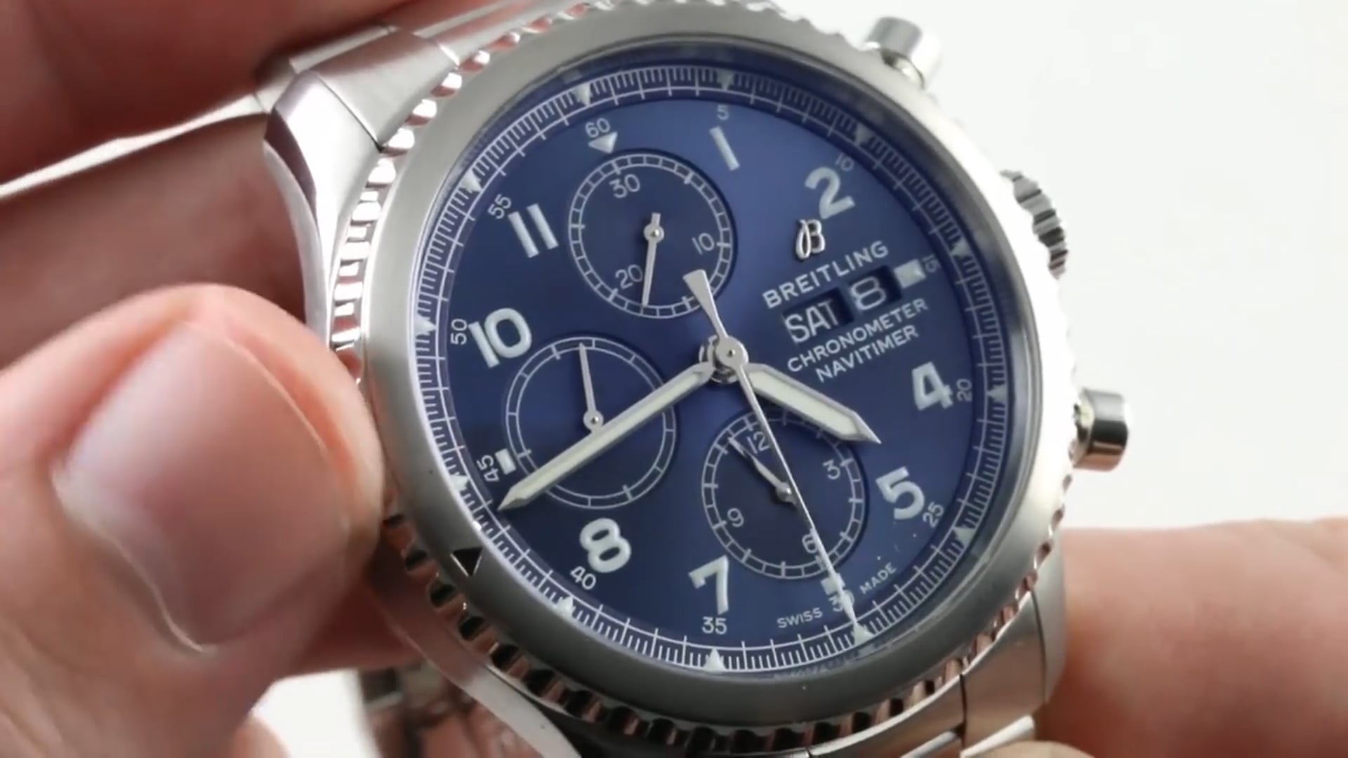 Breitling navitimer best sale 8 review