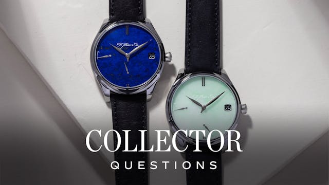 Collectability of H. Moser & Cie. Wat...