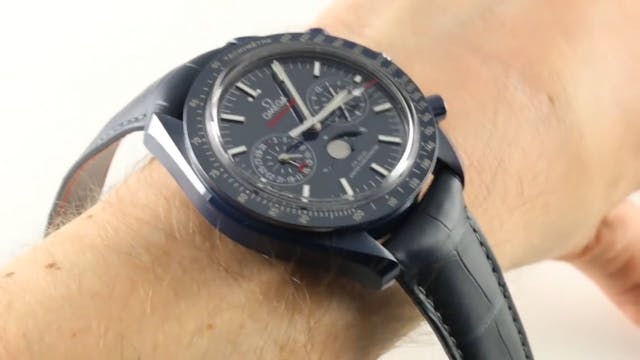 Omega Speedmaster Moonwatch "Blue Sid...