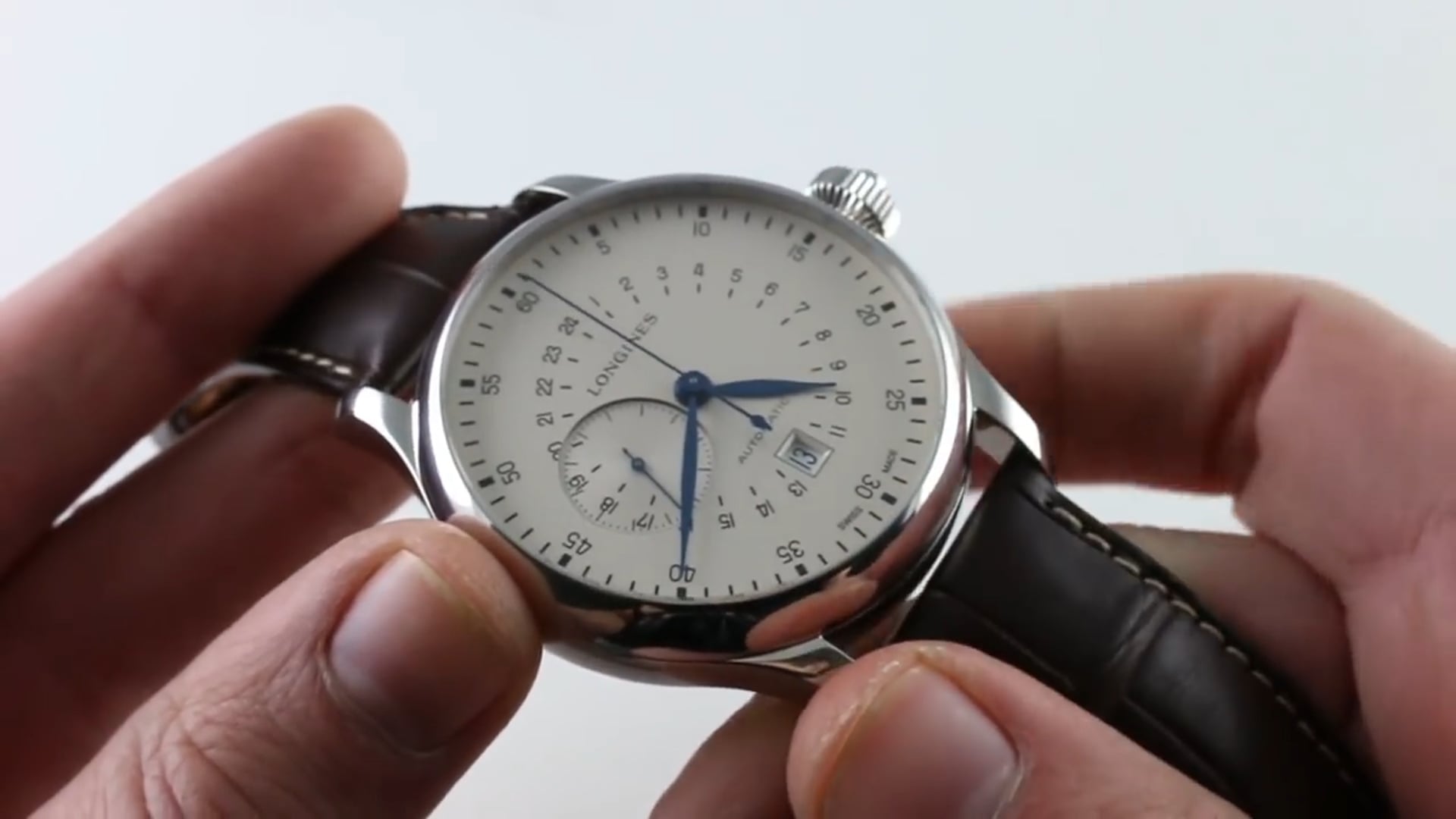 Longines 24 Hour Single Push Piece Chronograph Review The 1916