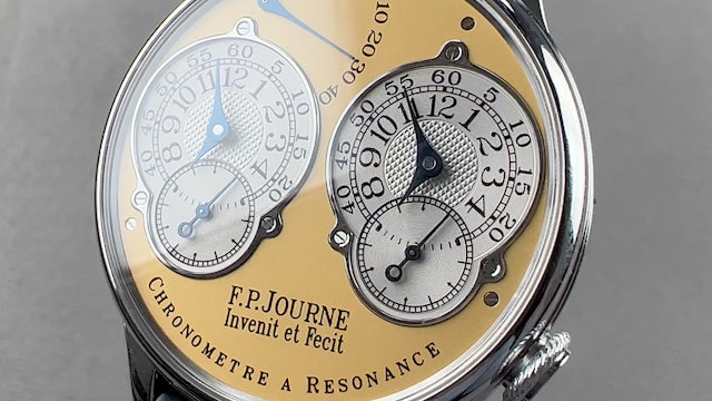 F.P. Journe Chronometre a Resonance 38mm Brass Movement