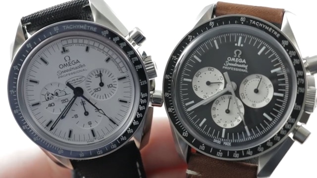 Omega Speedmaster Silver Snoopy vs Speedy Tuesday Project Alaska