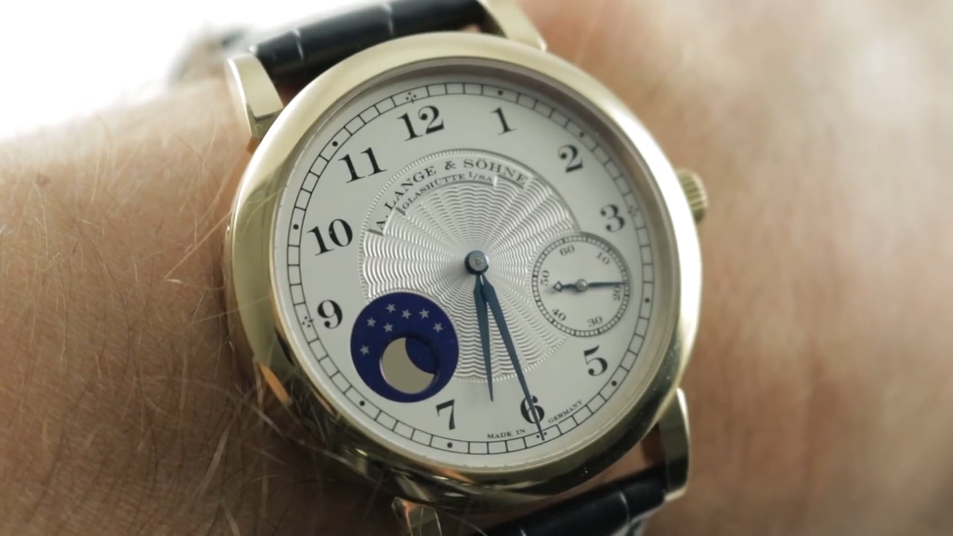 A. Lange & Sohne 1815 Moonphase Honey Gold F.A. Lange 212.050 Review