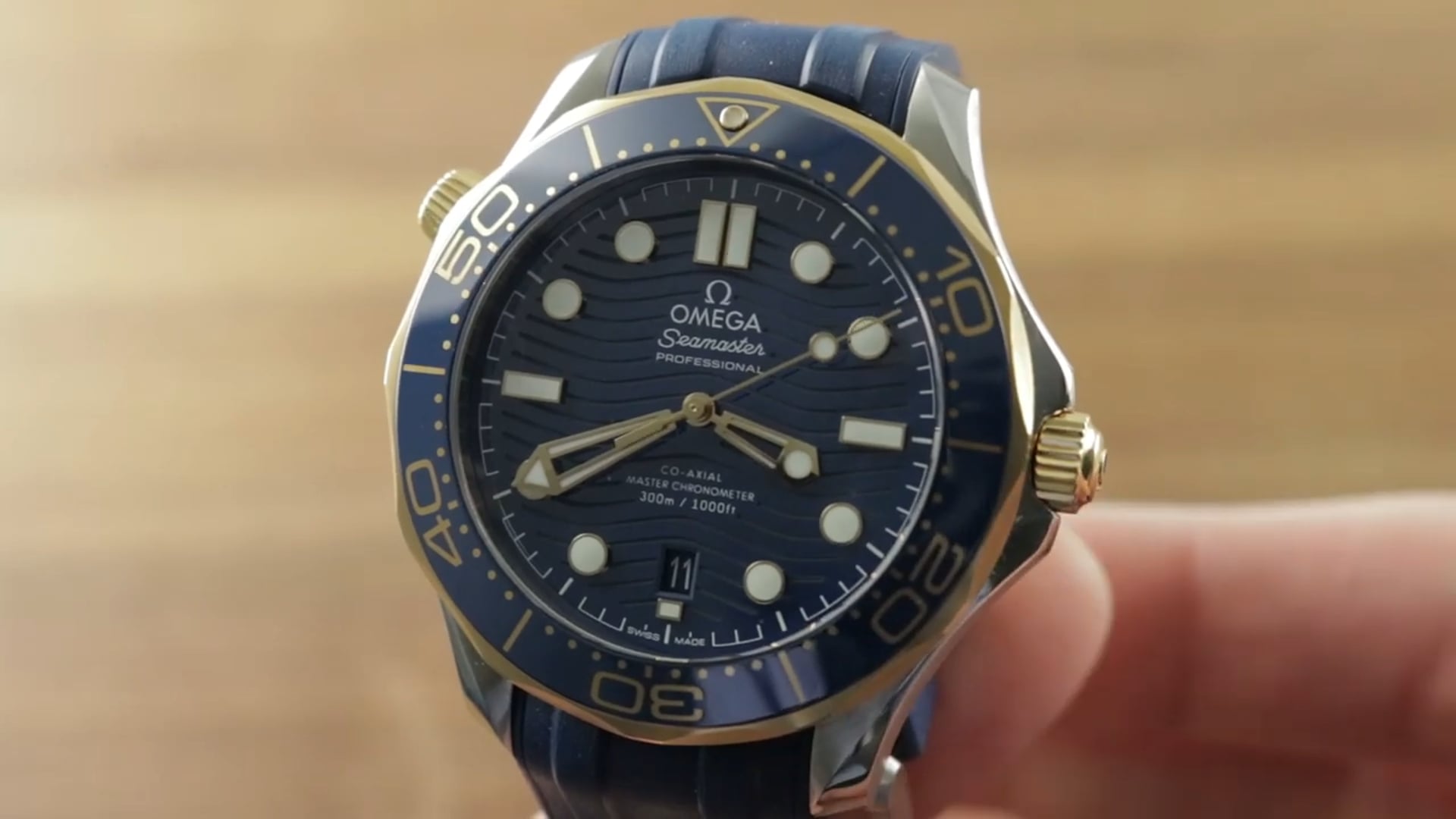 Omega Seamaster Diver 300M Two-tone Dive Watch 210.22.42.20.03.001 Review