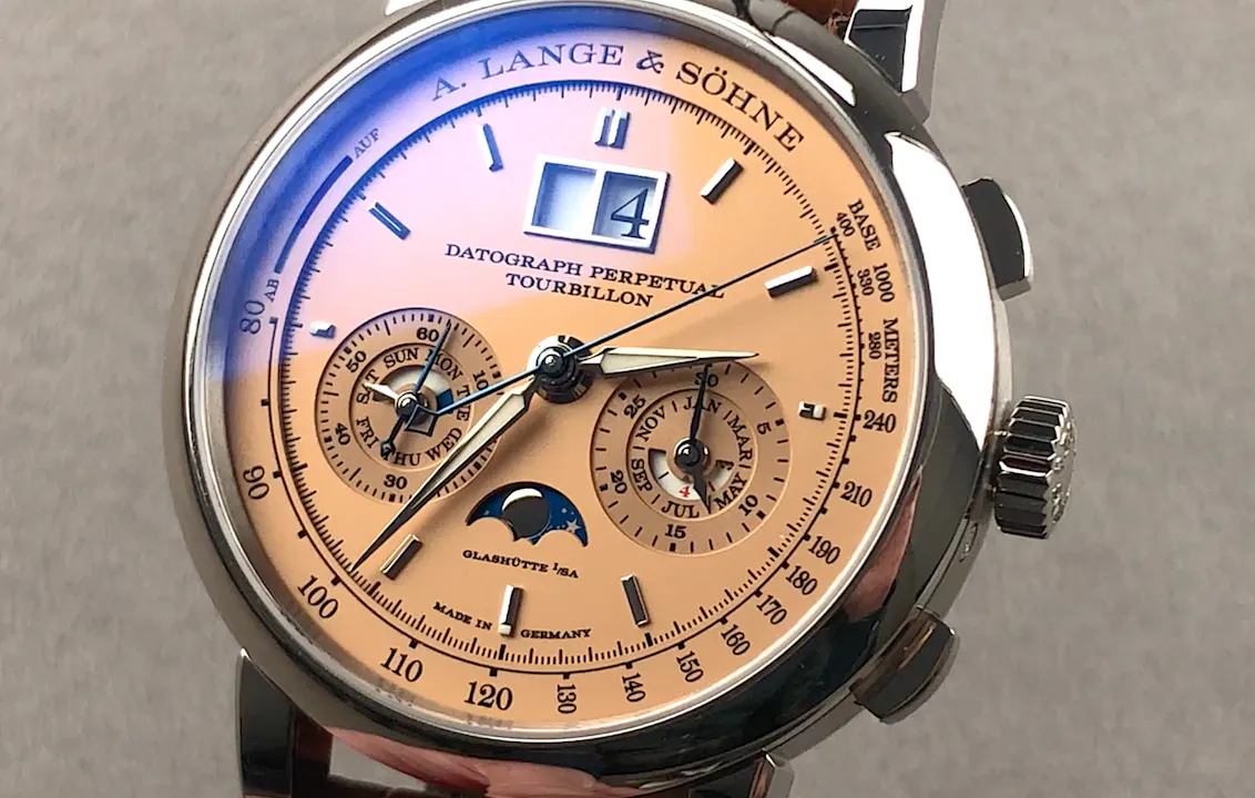 A. Lange & Sohne Saxonia Datograph Perpetual Tourbillon 740.056FE - A ...