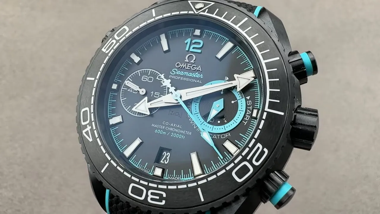 Omega Seamaster Planet Ocean ETNZ Deep Black Chronograph 215.92.465101003 Review
