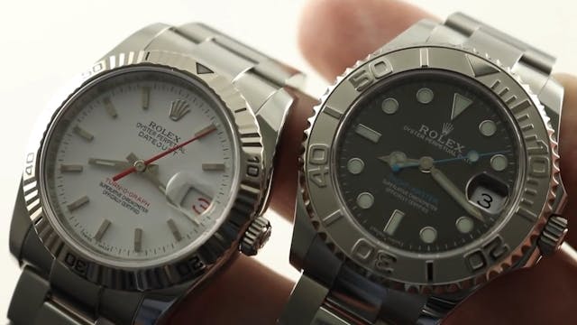 Rolex Datejust Turn O Graph vs Yacht ...