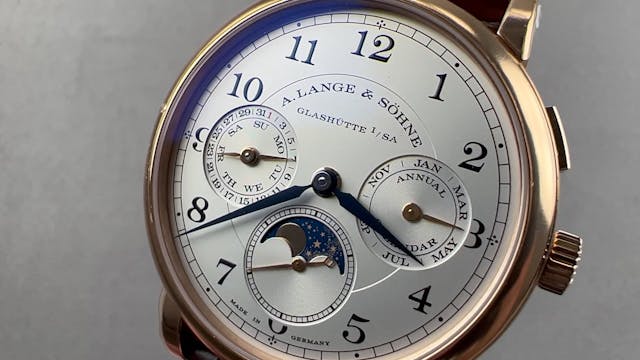 A. Lange & Sohne 1815 Annual Calendar...