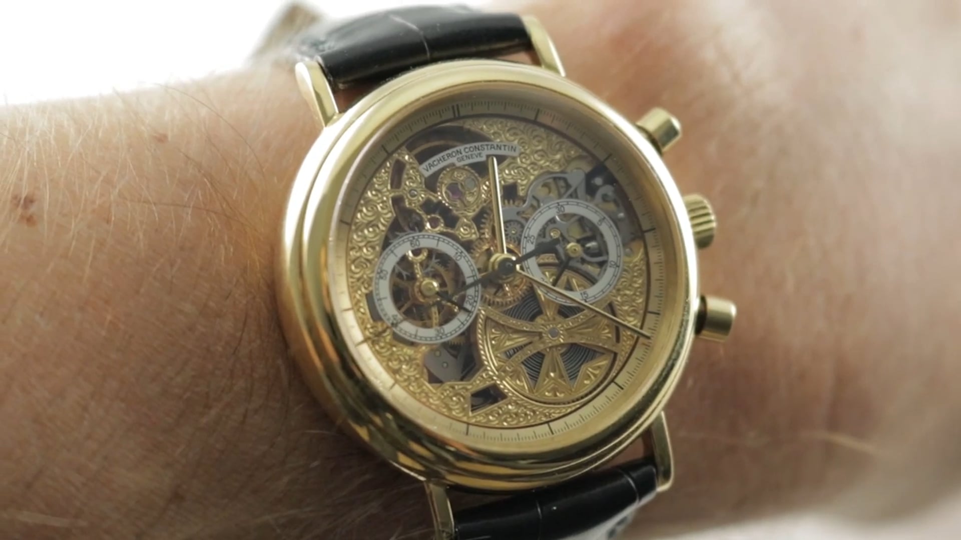 Vacheron Constantin Yellow Gold Skeleton Chronograph 47100 Review