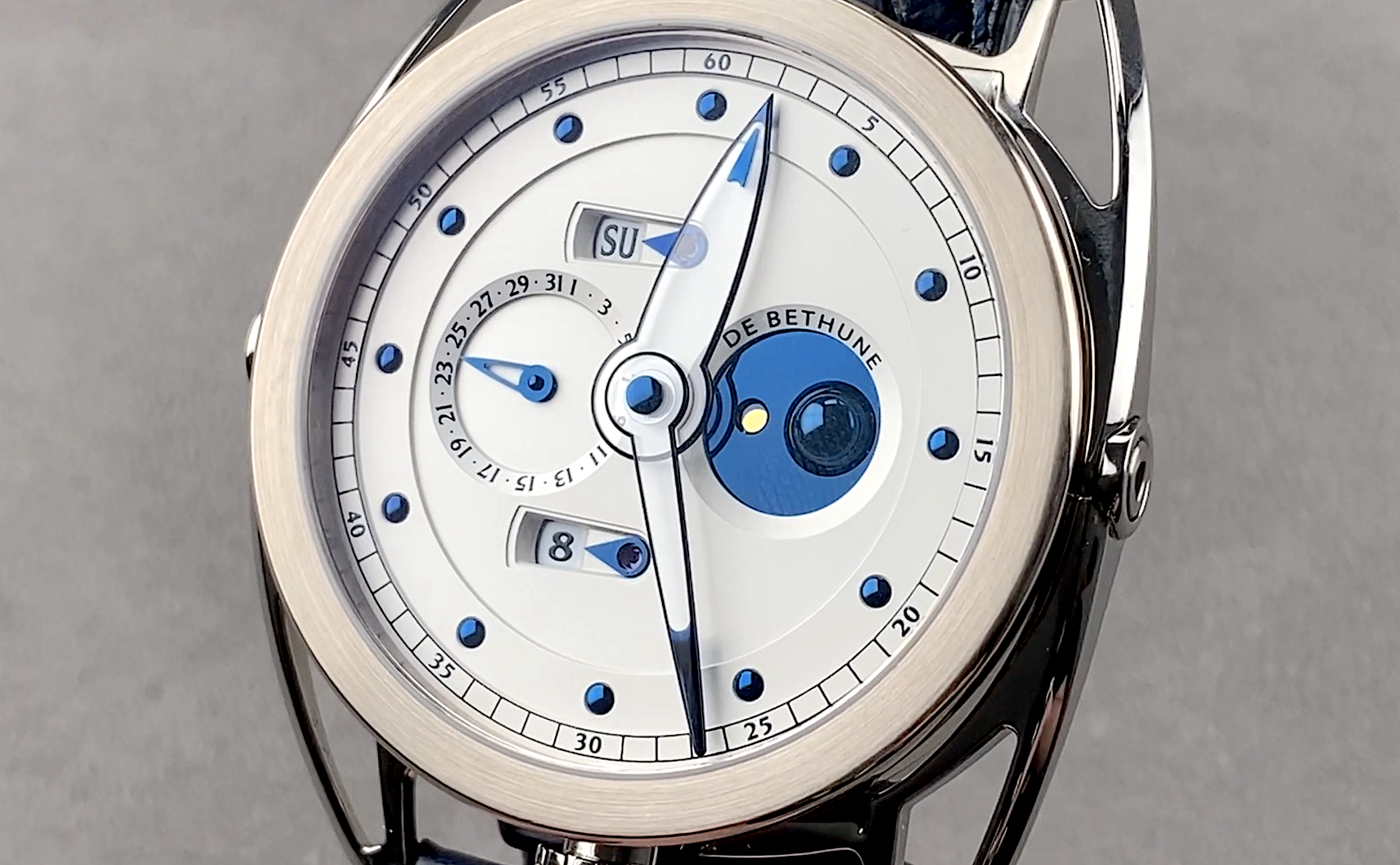 De Bethune DB26 Perpetual Calendar Three Dimensional Moon Phase DB26WS1