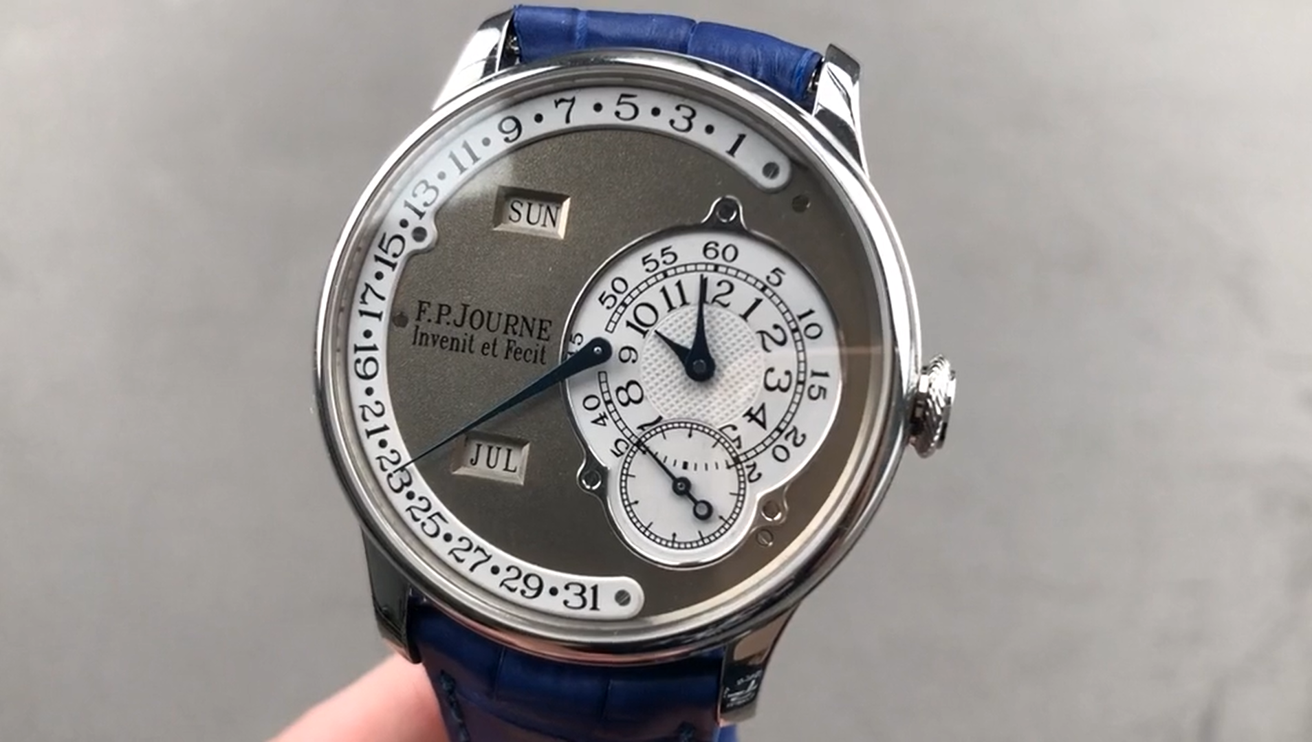 F.P. Journe Platinum Octa Calendrier 38mm "Brass Movement" Review