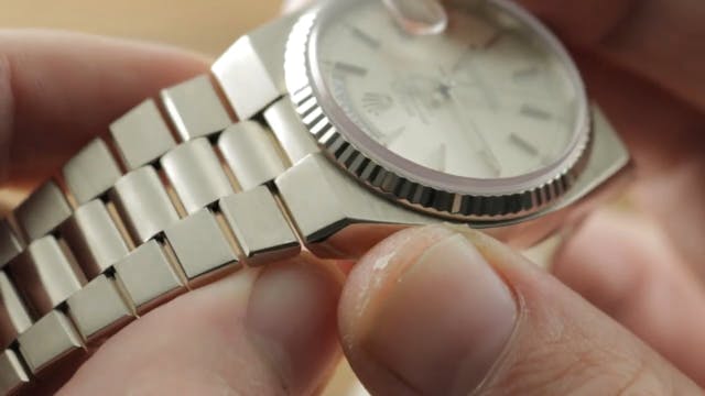 Rolex Oysterquartz Day Date White Gol...