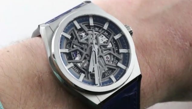 2018 Zenith Defy Classic Skeleton Dia...