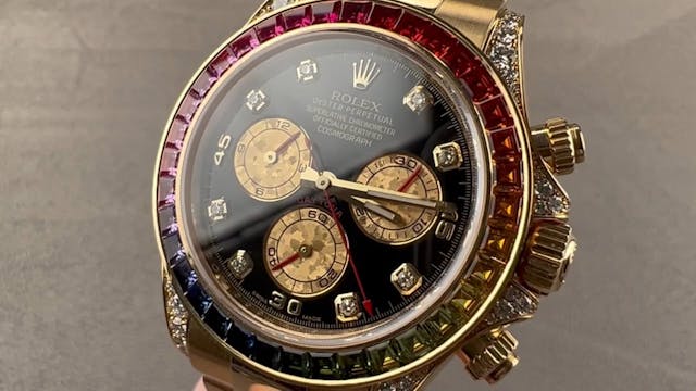 Rolex Daytona Cosmograph "Rainbow" 11...