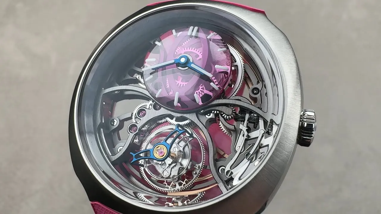 H Moser & Cie X Alpine Motorsport Streamliner Cylindrical Tourbillon Skeleton LE