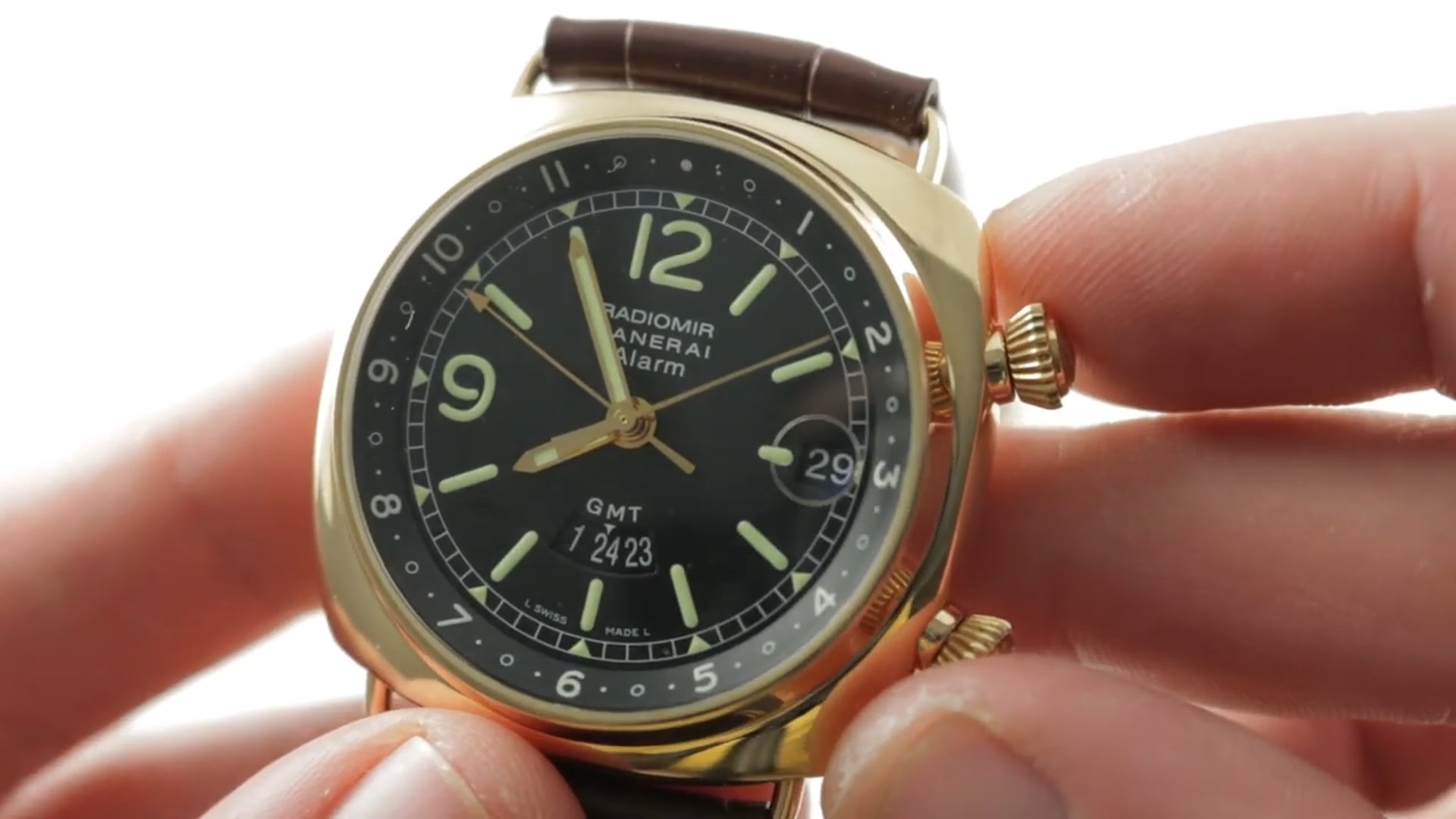 Panerai Radiomir GMT Alarm PAM 238 Review Panerai Reviews