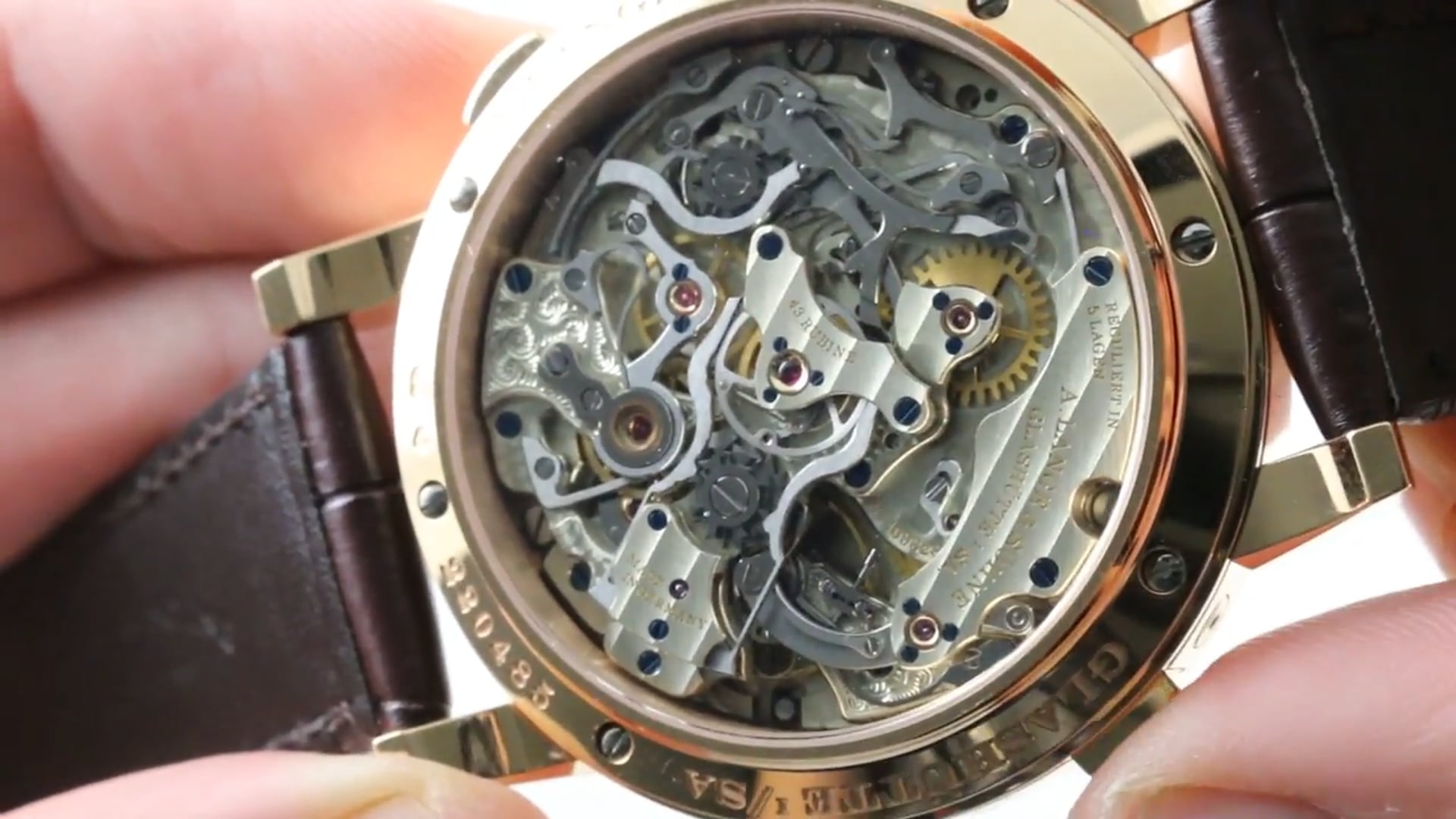A. Lange & Sohne 1815 Rattrapante Perpetual Calander 421.032FE Review
