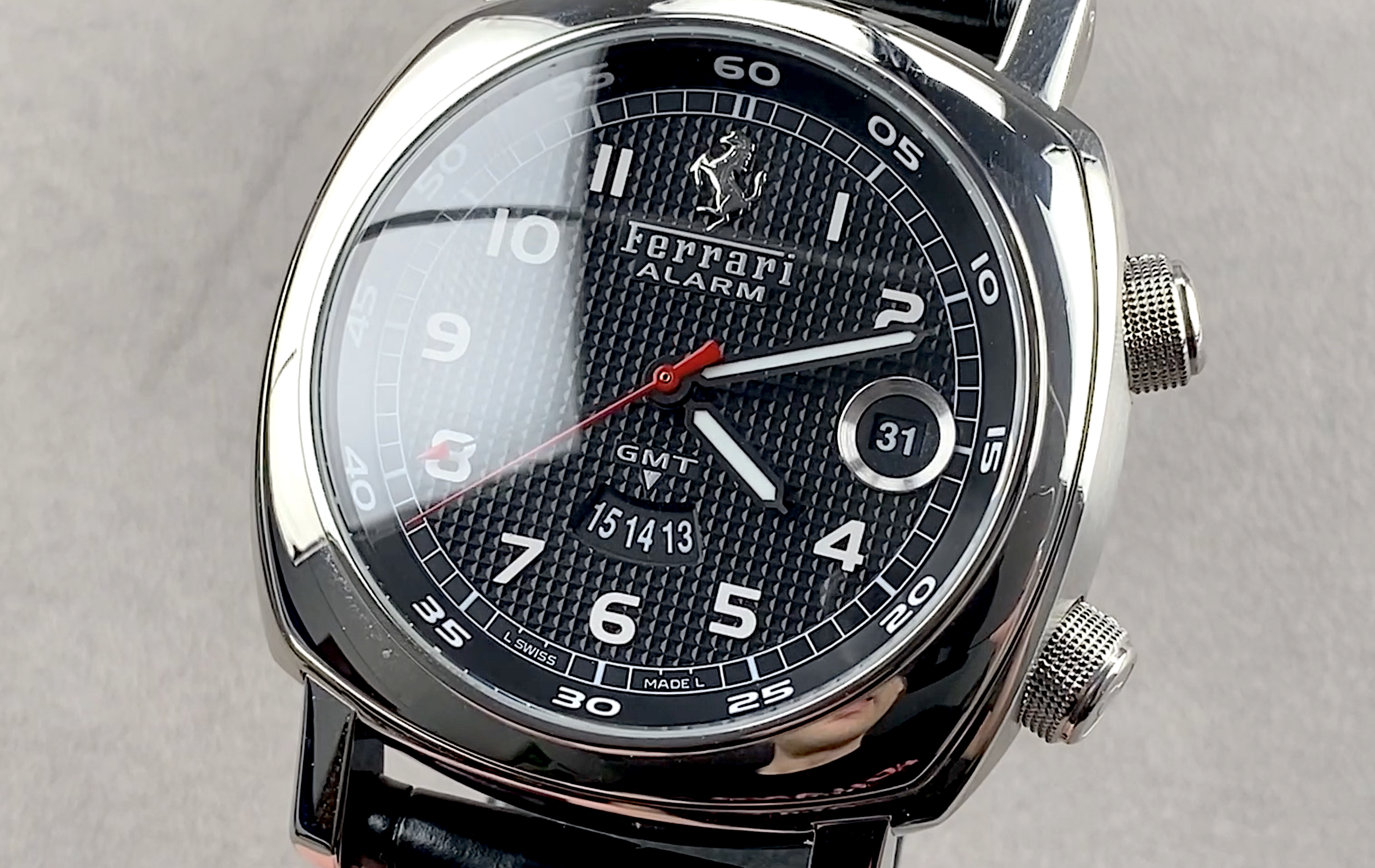 Panerai Ferrari Granturismo GMT Alarm FER 17