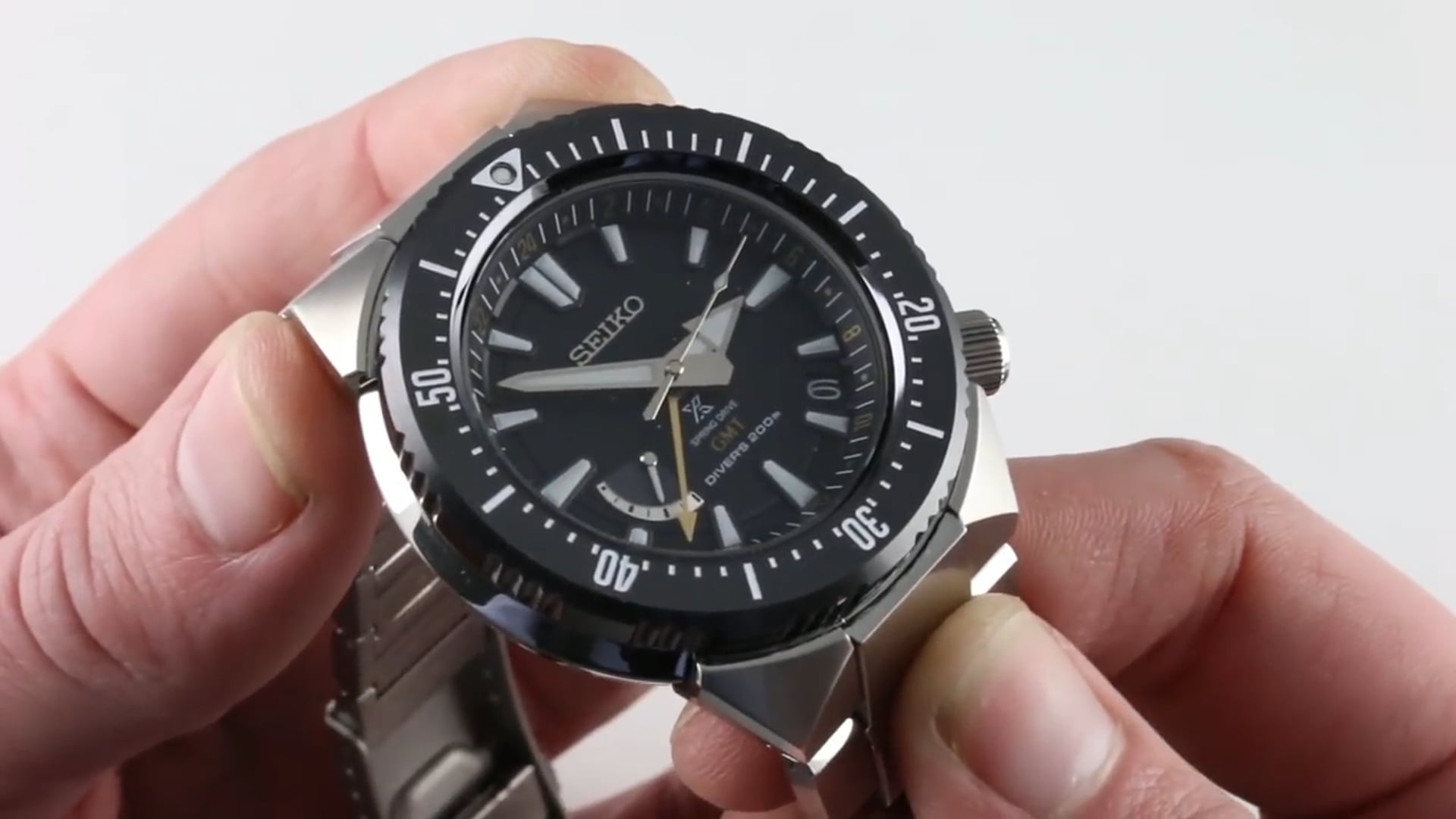 Seiko Prospex 200M Spring Drive GMT SBDB017 Review The